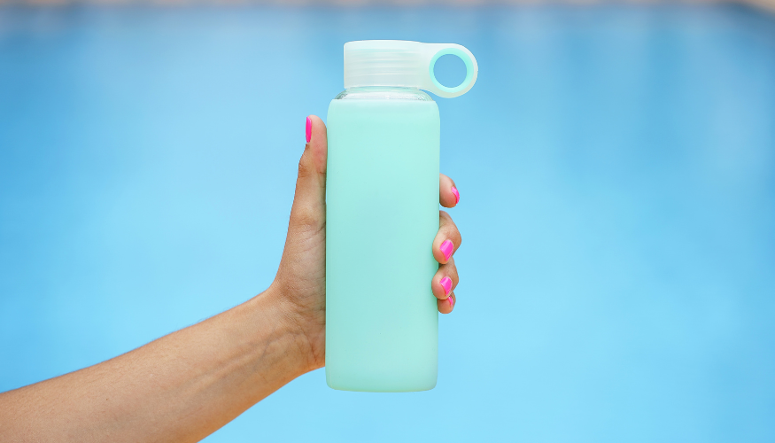 Botella de agua reutilizable